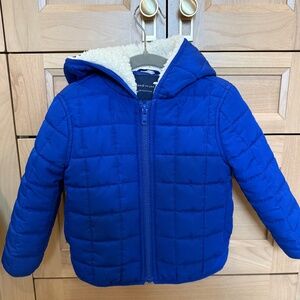 Janie and Jack Sherpa Lined Hooded Jacket
